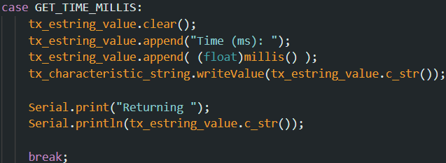 Implementing the Get Time Millis Command